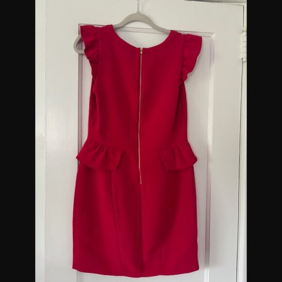 Sandro Flutter Sleeve Mini Peplum Dress - Picture 2 of 4